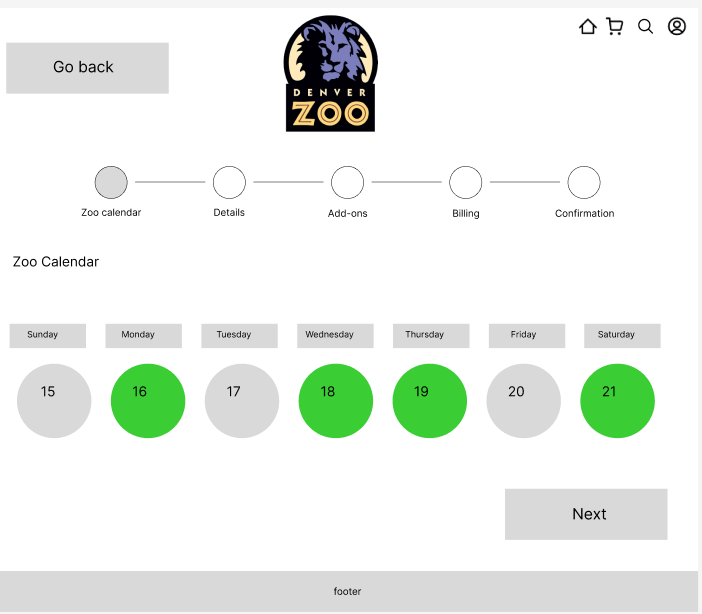 Mid-fidelity wireframe 3